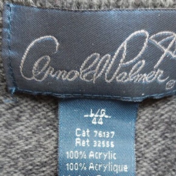 Gray Zip-Up Cardigan Size Large / 44 - Picture 4 of 4